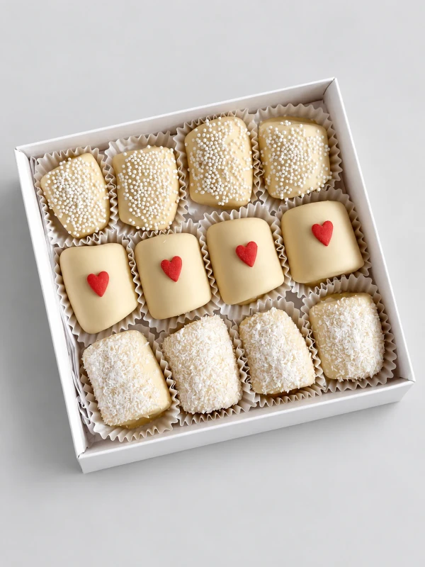 Банановый бокс "Love banana" — «Банановый бокс Love banana» — набор бананов в шоколаде Dolce Sweets из 12 бананов в белом шоколаде.
